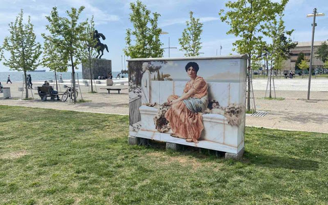 Θεσσαλονίκη: ΚΑΦΑΟ έγιναν έργα τέχνης στη Νέα Παραλία