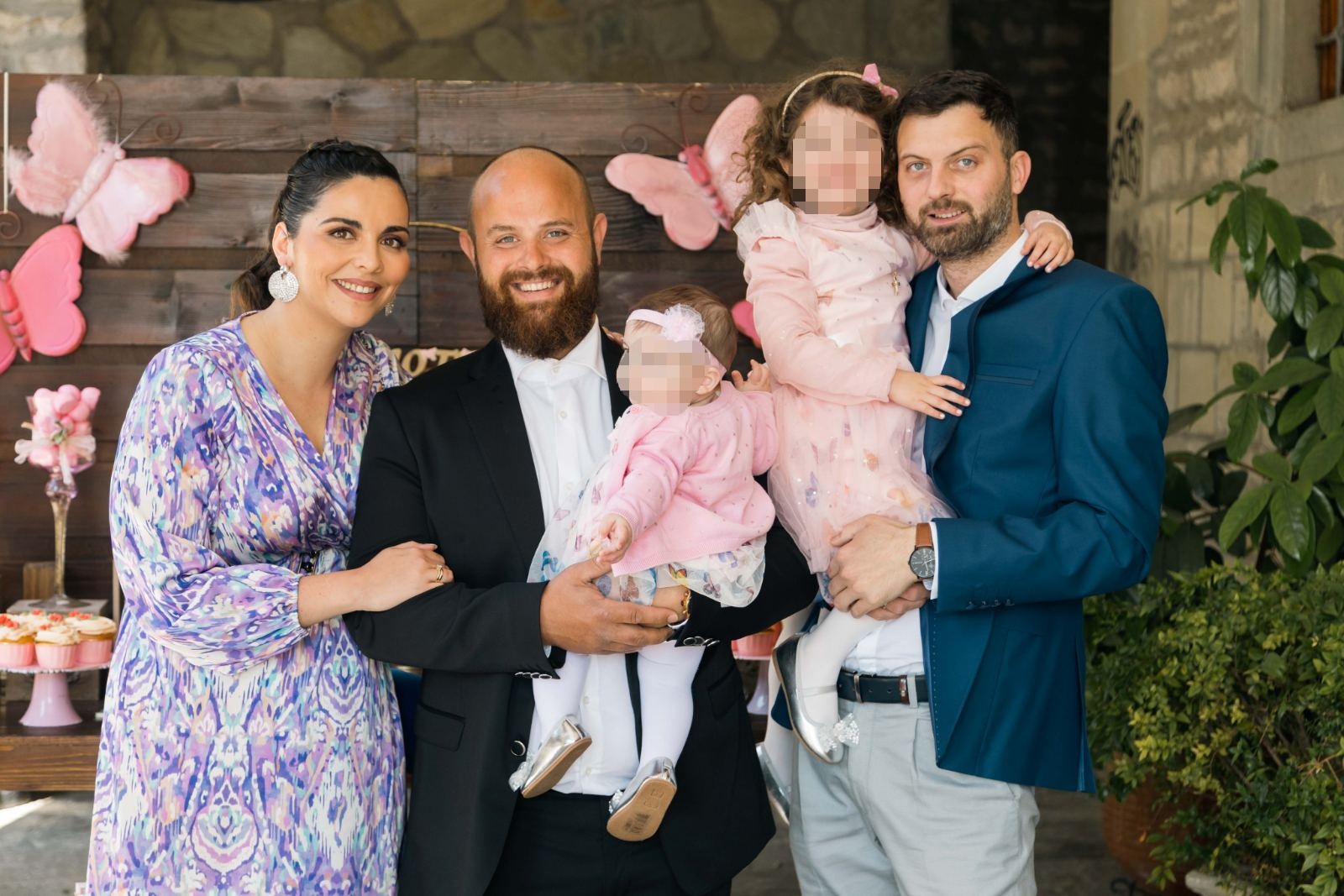 Η ανοιξιάτικη βάπτιση της μικρής "Χριστίνας" στον Ι.Ν.Παναγίας